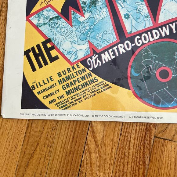Wizard of Oz 1960’s lithograph from 1939 print - Picture 7 of 10
